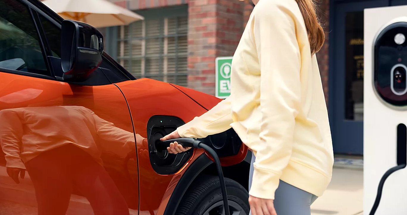 Quick charging a Subaru EV, one of the many benefits of electric vehicles