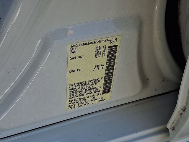 2017 Nissan Altima 2.5 S