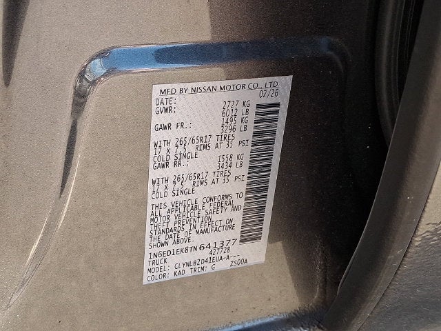 2026 Nissan Frontier PRO-4X