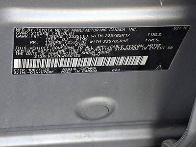 2016 Toyota RAV4 XLE