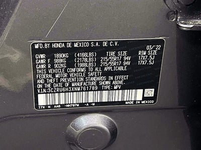 2022 Honda HR-V LX