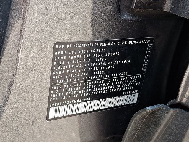 2025 Volkswagen Taos 1.5T S