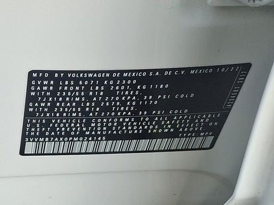 2023 Volkswagen Tiguan 2.0T SE