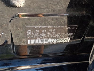2017 Subaru Legacy 2.5i Limited