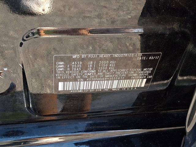 2017 Subaru Legacy 2.5i Limited