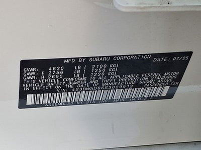 2025 Subaru Legacy Premium