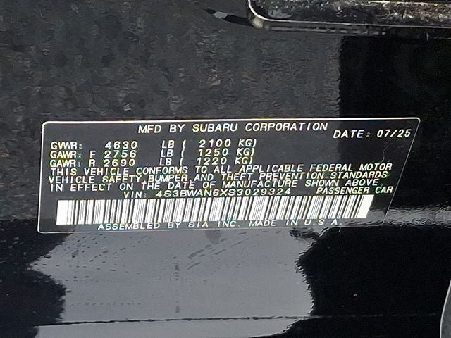 2025 Subaru Legacy Limited