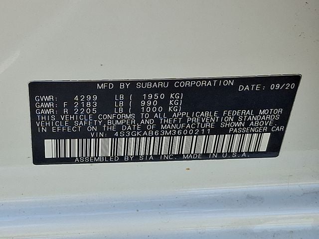 2021 Subaru Impreza Base