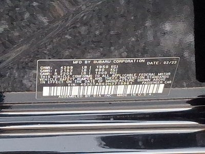 2022 Subaru Impreza Base