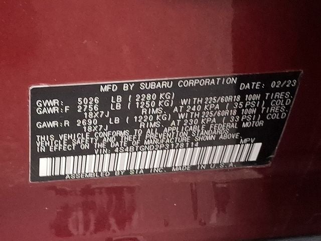 2023 Subaru Outback Limited XT