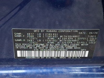 2026 Subaru CROSSTREK Base