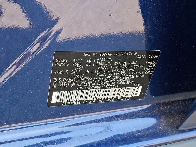 2026 Subaru CROSSTREK Base