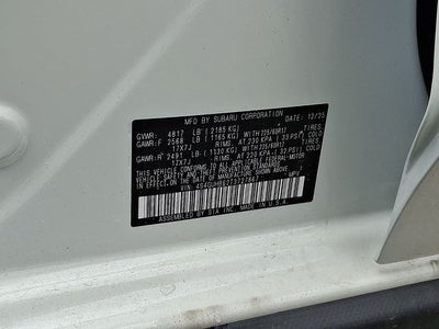 2026 Subaru CROSSTREK Base