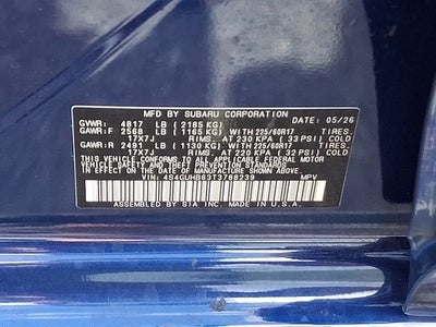 2026 Subaru CROSSTREK Base