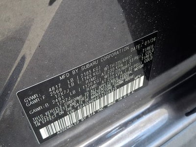 2026 Subaru CROSSTREK Premium