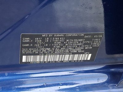 2026 Subaru CROSSTREK Premium