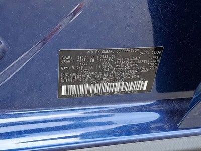 2026 Subaru CROSSTREK Premium