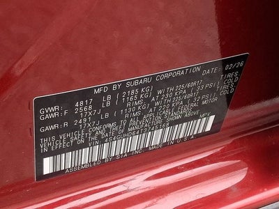 2026 Subaru CROSSTREK Premium