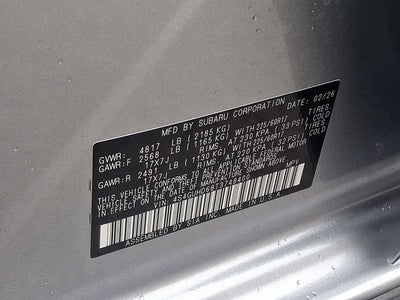 2026 Subaru CROSSTREK Premium