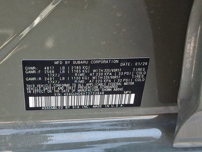 2026 Subaru CROSSTREK Premium