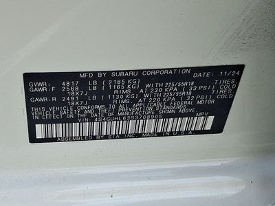 2025 Subaru Crosstrek Limited