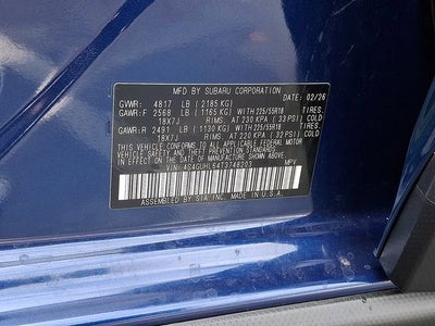 2026 Subaru CROSSTREK Limited