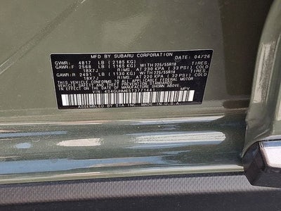 2026 Subaru CROSSTREK Limited