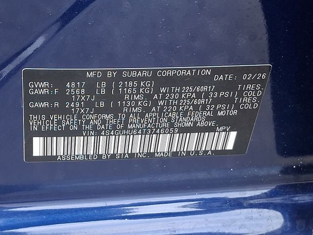 2026 Subaru CROSSTREK Wilderness