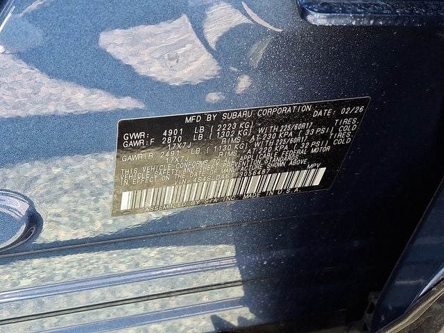 2026 Subaru FORESTER Standard Model