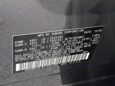 2026 Subaru FORESTER Premium