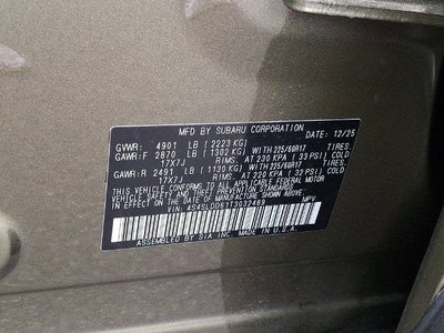 2026 Subaru Forester Premium
