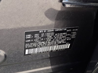 2026 Subaru Forester Premium