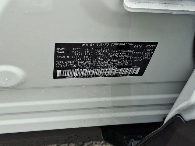 2026 Subaru FORESTER Sport Onyx Edition