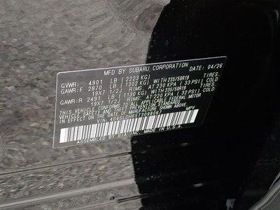 2026 Subaru FORESTER Sport Onyx Edition