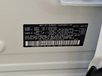 2026 Subaru FORESTER Limited