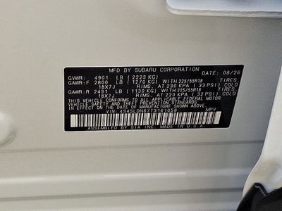 2026 Subaru FORESTER Limited