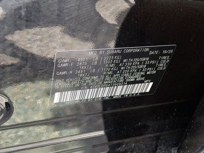 2026 Subaru Forester Limited