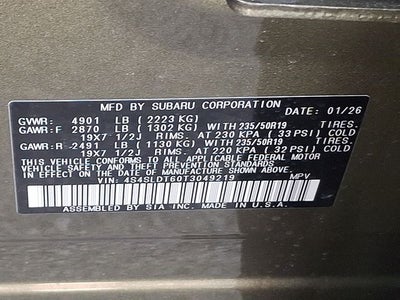 2026 Subaru FORESTER Touring