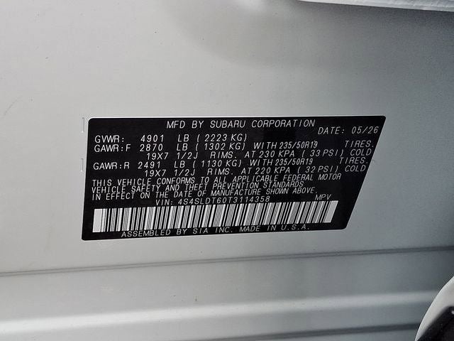 2026 Subaru FORESTER Touring