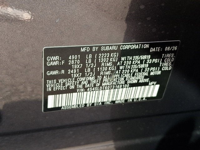 2026 Subaru FORESTER Touring