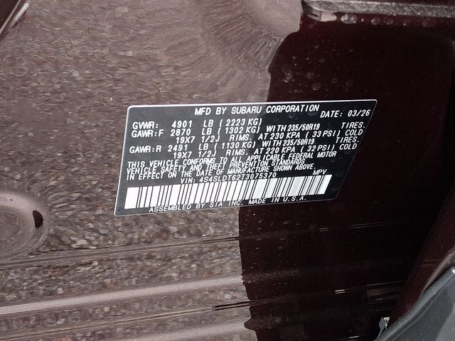 2026 Subaru FORESTER Touring