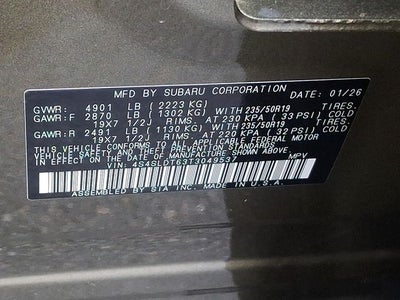 2026 Subaru FORESTER Touring