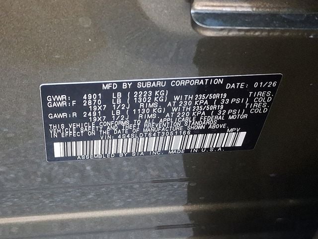 2026 Subaru FORESTER Touring