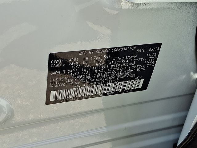 2026 Subaru FORESTER Touring