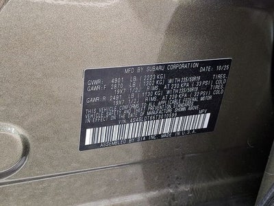 2026 Subaru Forester Touring