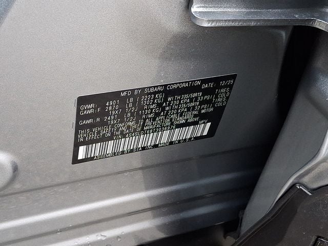 2026 Subaru FORESTER Touring