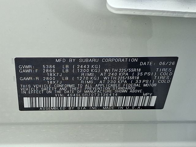 2026 Subaru FORESTER Limited Hybrid
