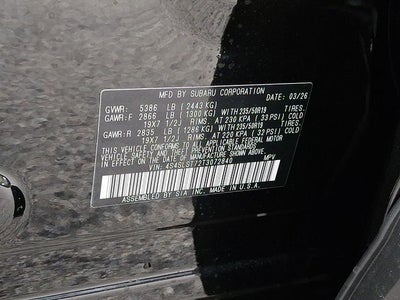 2026 Subaru FORESTER Touring Hybrid