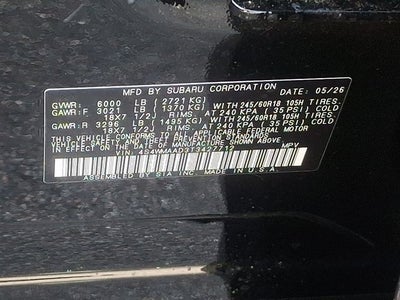 2026 Subaru ASCENT Premium 8-Passenger