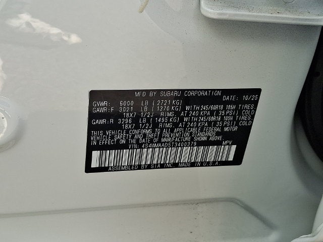 2026 Subaru Ascent Premium